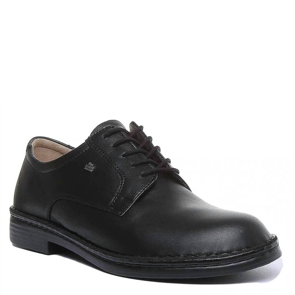 NEW FINN COMFORT men's milano dress shoes in montana schwarz